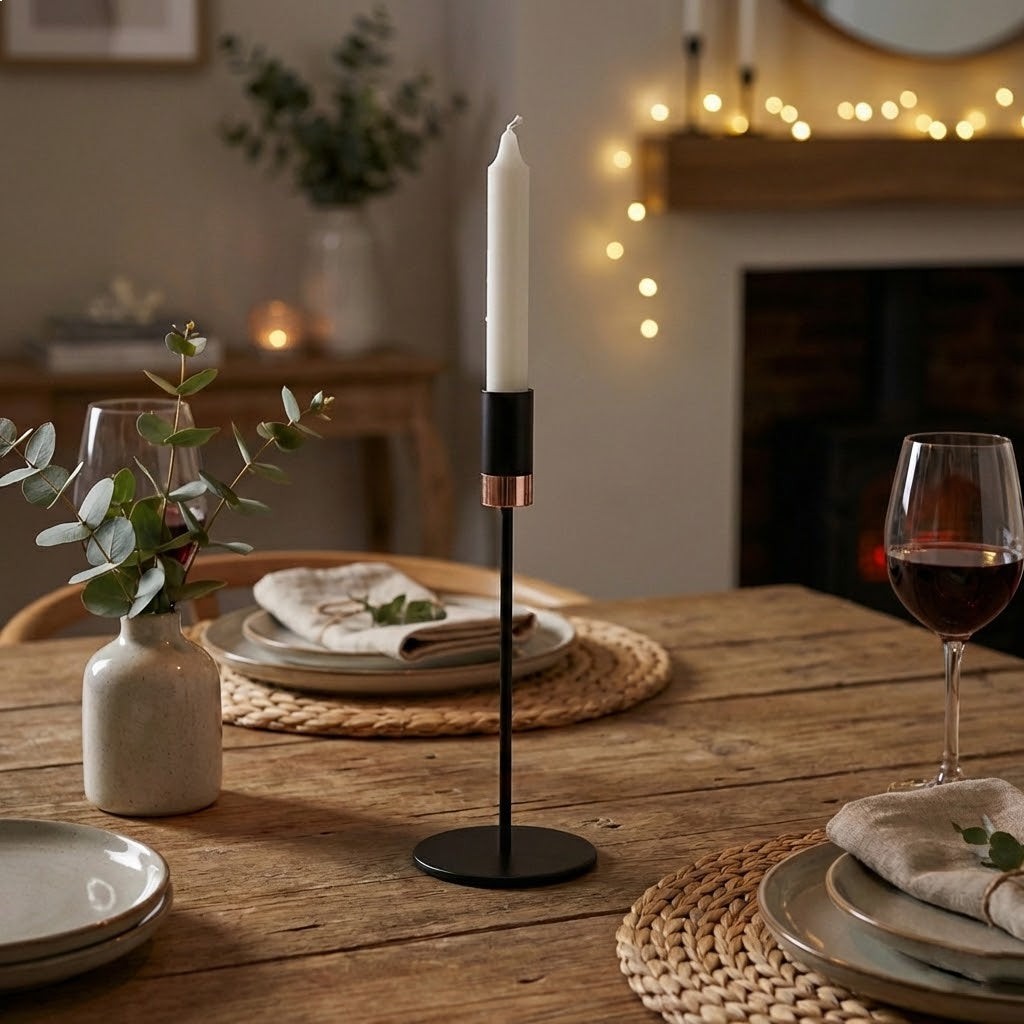 Premium Metal Candlestick Holder