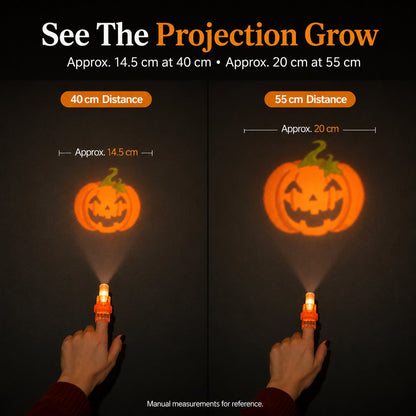 🔥 Last Day 50% OFF – 🎃 Halloween Finger Projector Lights – 40PCS