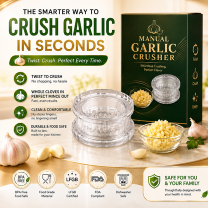 🎁Buy 1 Get 1 Free🔥Manual Garlic Twister & Masher