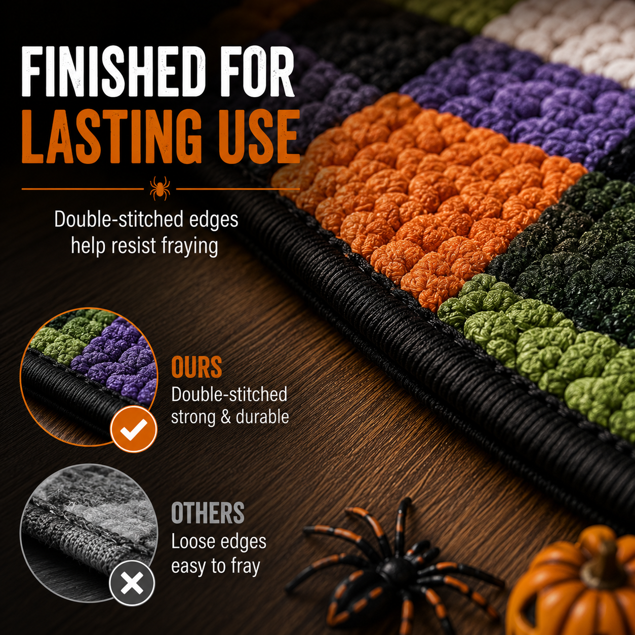 ⏰ LIMITED-TIME DEAL ⏰ 50% OFF 💀 Halloween 3D Skeleton Pit Illusion Rug 🎃