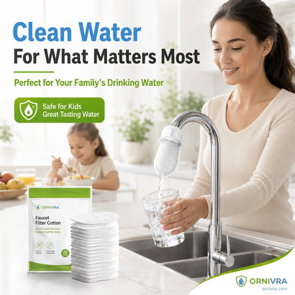 ⏰50%OFF💥Anti-Splash Kitchen Faucet Cotton Filter for Sediment & Rust Removal