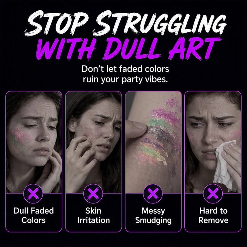 🔥HOT SALE - 49% OFF🎁✨Glow Party Tattoo Pens