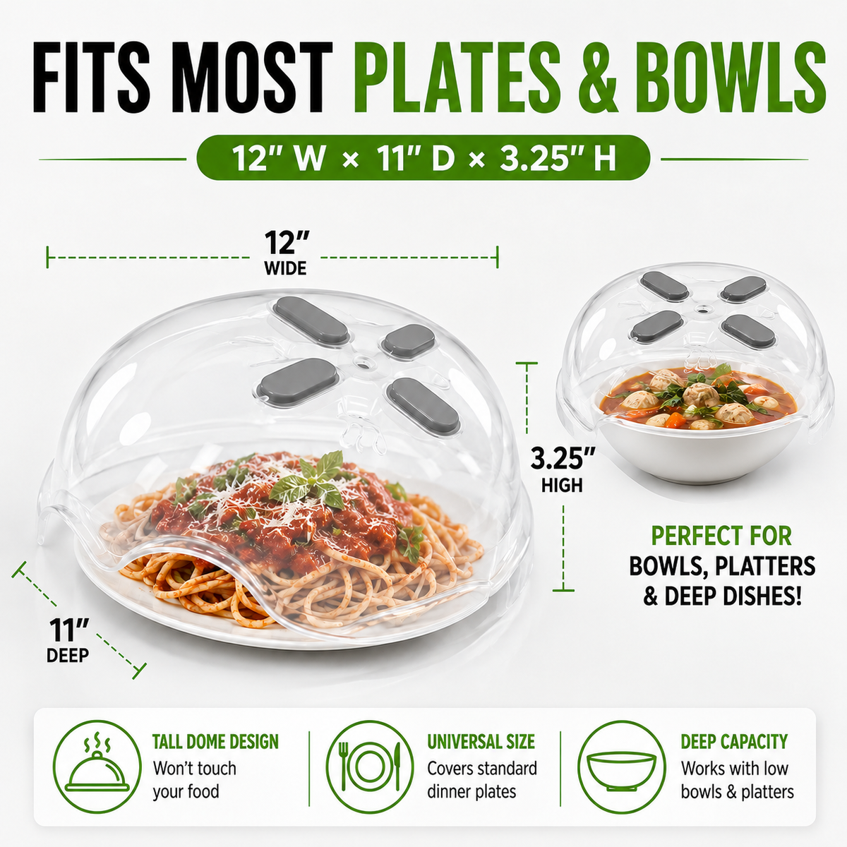 🔥 LAST DAY SALE — The Magnetic Microwave Cover That Ends Messes!