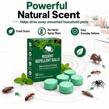 12-Pack Rodent Repellent Balls, Natural Pest Control🐭