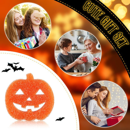 🎃12 Pcs Halloween Cleaning Sponges Cute Kitchen Scrub Sponges