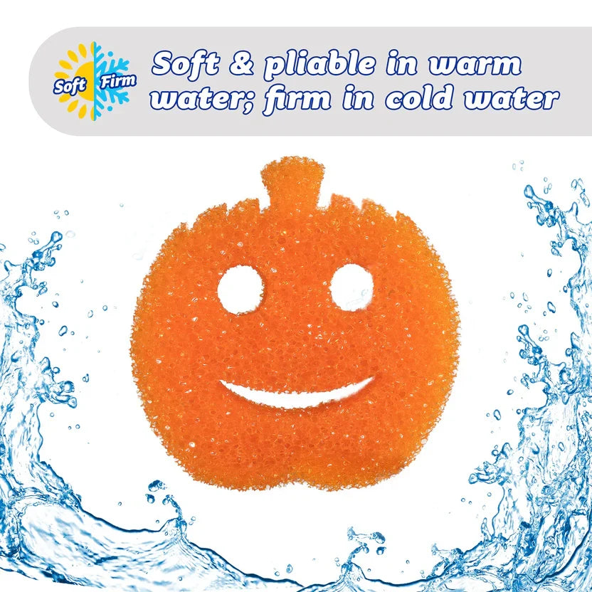 🎃12 Pcs Halloween Cleaning Sponges Cute Kitchen Scrub Sponges