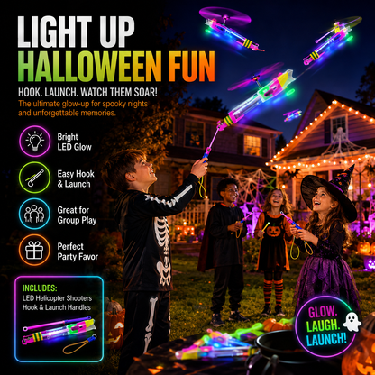 📢📢50% OFF & In Stock⏰💓LED Helicopter Shooters😍💓🎄 Perfect Christmas Gift!