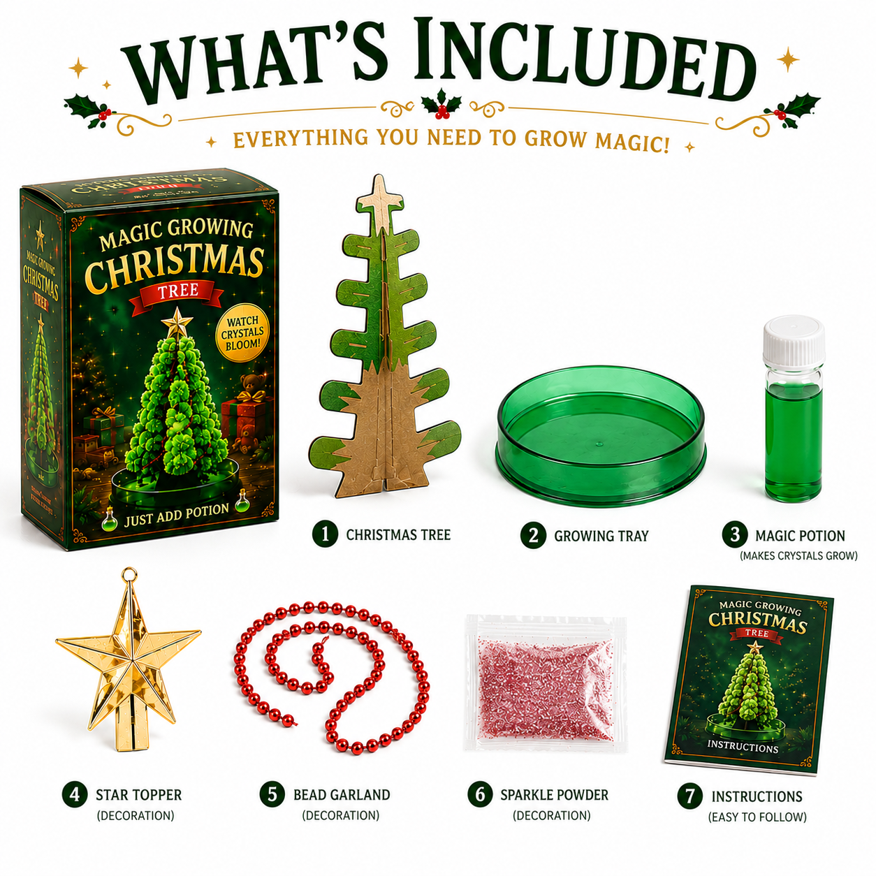 🎄 Magic Growing Christmas Tree ✨- A Little Tree, A Lifetime of Christmas Memories. 🎁