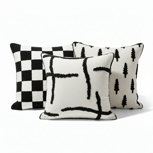 Nordic Minimalist Throw Pillow Cover