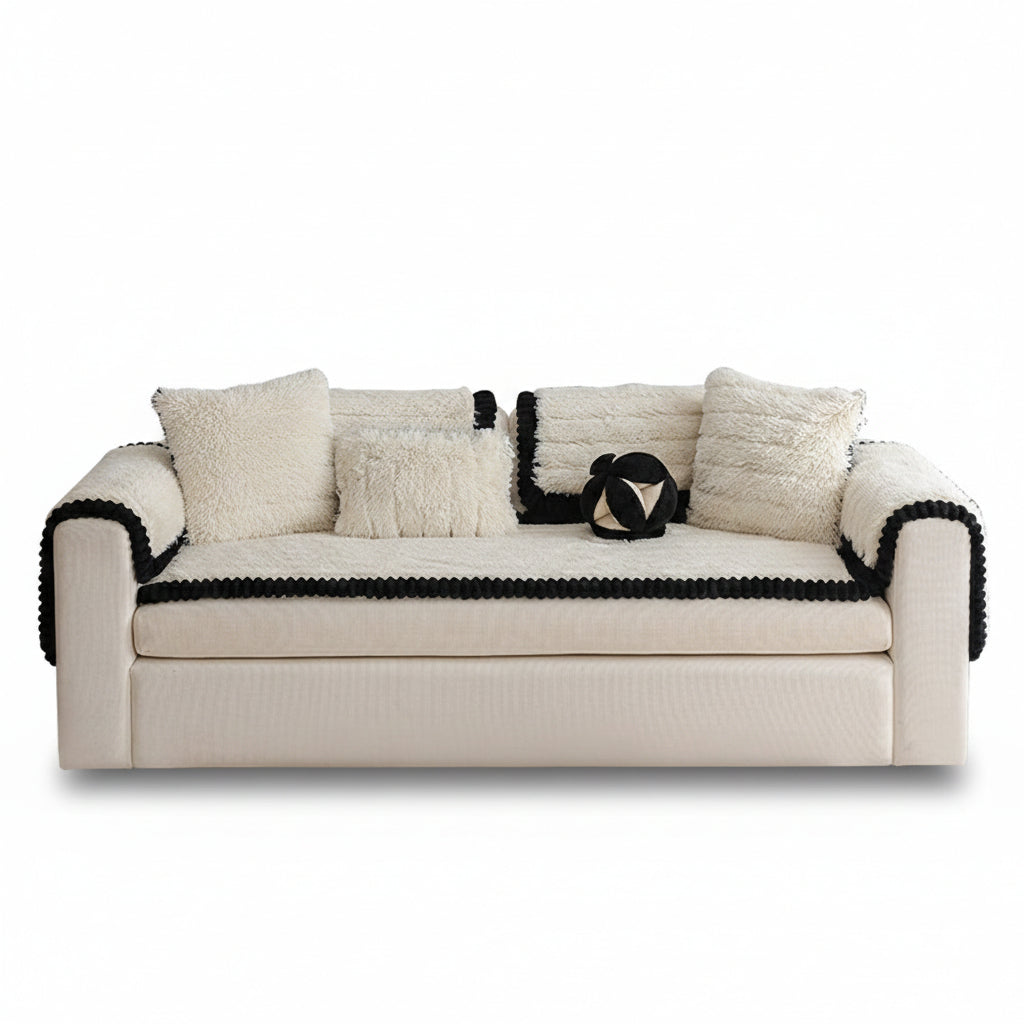 Premium Thickened Fleece Sofa Cover