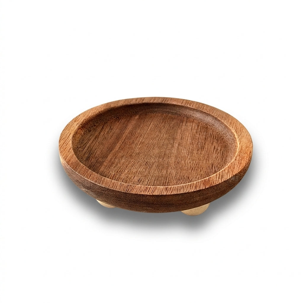 Vintage Solid Wood Jewelry Tray