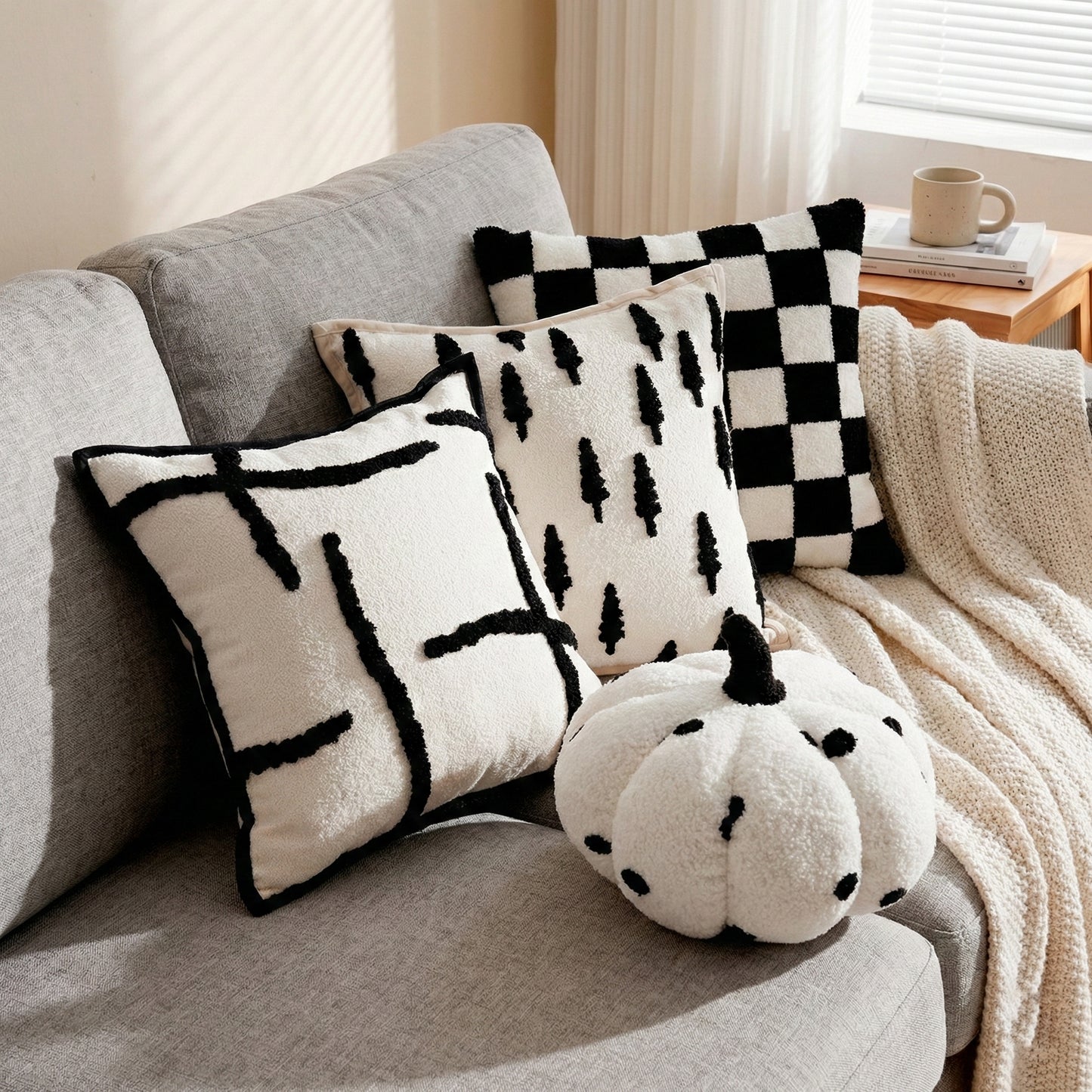 Nordic Minimalist Throw Pillow Cover