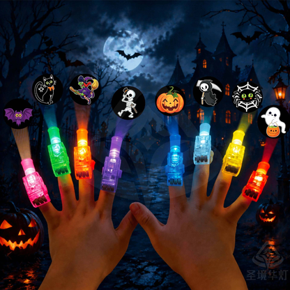 🔥 Last Day 50% OFF – 🎃 Halloween Finger Projector Lights – 40PCS