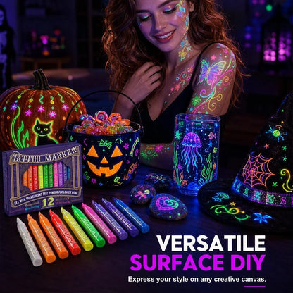 🔥HOT SALE - 49% OFF🎁✨Glow Party Tattoo Pens