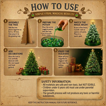 🎄 Magic Growing Christmas Tree ✨- A Little Tree, A Lifetime of Christmas Memories. 🎁