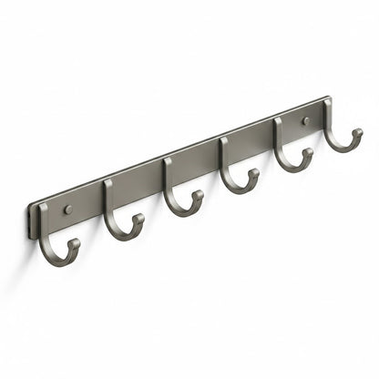 6-Hook Space Aluminum Coat Rack